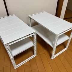 ニトリ シンク下収納 伸縮ラック 奥行30cmの画像