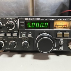 お話中　TRIO 2m ALL Mode Transceiver TR-9000G 電源ケーブルなし 通電確認済 マイク•取説付 トリオ アマチュア無線機 中古品 ③の画像