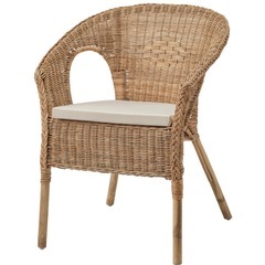 激レア IKEA AGEN アーゲン  2脚 チェア 椅子 クッション付きの画像
