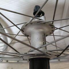 手組ホイールM475ハブ＋MAVIC XM317リム Vブレーキ 6穴ディスク対応品 前後セットの画像