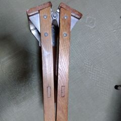 【無料０円】レトロな木製脚立  ノークレームノーリターンの画像