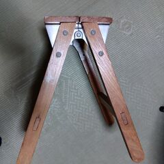 【無料０円】レトロな木製脚立  ノークレームノーリターンの画像
