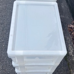 ３段 チェストボックス プラスチックの画像
