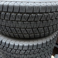 スタッドレス　17インチ 
　150プラド純正ホイール付き　4本セットの画像