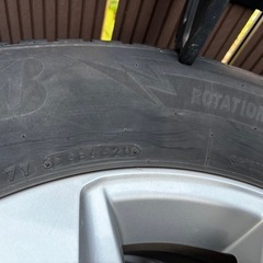 スタッドレス　17インチ 
　150プラド純正ホイール付き　4本セットの画像