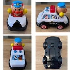 アンパンマン シロホン 鉄琴 パトカー 太鼓　おもちゃ3個セットの画像