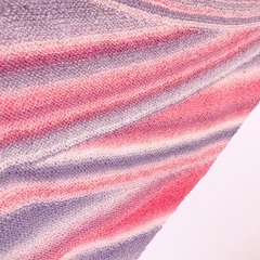 手編みのショールの画像