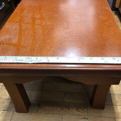 【リサイクルショップどりーむ鹿大前店】No3560　折りたたみテーブル　座卓　の画像