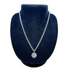 グッチ  ネックレス シルバー  GUCCI ラウンド コインネックレスの画像