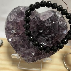 アメジストハート型クラスターの画像