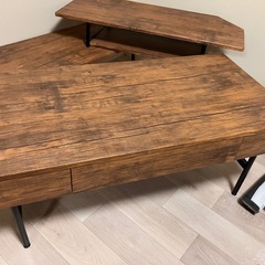 本日中に取引できる方　テレビ台　テーブル　セットの画像