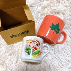 LOGOS マグカップ 不二家ぺこちゃんクリスマス2010年マグ