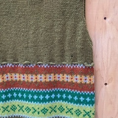 未使用　ネパールウール100%　ジャンバースカートの画像