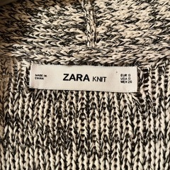 ZARA ミックスニットカーディガンの画像