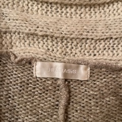 JEANASiS 変形ニットカーディガンの画像