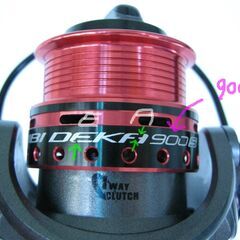 【引取限定】シマノ FX1000とプロックス チビデカ900S 2個セット中古美品の画像