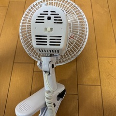 山善　クリップ扇風機の画像