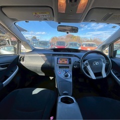 【支払総額35万円】後期型プリウス車検令和9年12月機関良好　HVバッテリー問題無し！タイヤバリ山 修復歴無し 不具合無し！の画像
