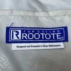 ルートート　羽毛のトートバッグの画像