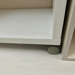 決まりました！白棚　タイヤ付き　の画像