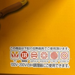 ガラス蓋付きフライパンの画像