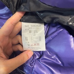 le coq sportif women 紫ダウンジャケットの画像