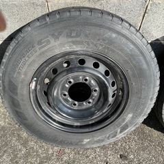 【ジャンク品】ハイエース用タイヤ4本セットの画像