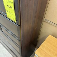 チェスト ブラウン 幅86cm×奥行44cm×高さ136cm【ジャングルジャングル岩出店】【B424】和歌山 岩出市 紀の川市 海南市の画像