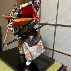 五月人形 橋弁慶　武士の衣装 ケース付き 約35cmの画像