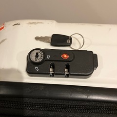 グリフィンランド　スーツケース　白の画像