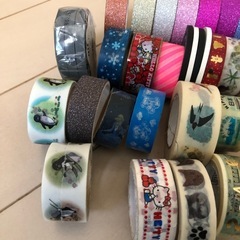 マスキングテープ　多数の画像