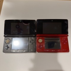 交渉可　ニンテンドー3DS 赤黒セット　動作未確認の画像