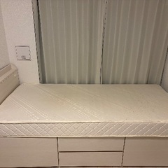 【取引終了】ニトリシングルベッド収納付きの画像