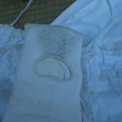 極真空手　道着6号　上下とカバー？　往年劣化シミ汚れあります。の画像