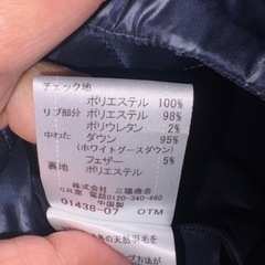 ブラックレーベル　ダウンジャケット　Lサイズ中古品
の画像