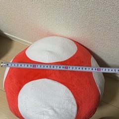 スーパーマリオ　キノコ　ぬいぐるみの画像