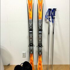 Dynastar スキーセット（板＋ストック＋ブーツ＋カバー）すぐ使用可の画像