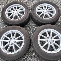 WEDS JOKER スタッドレス 17インチ 7j 225/60R17 114.3 5H 4本セット アルファード ヴェルファイアの画像