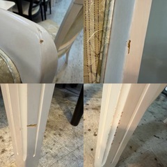 【愛品館 江戸川店 】アンティークデザイン ダイニング5点セットの画像