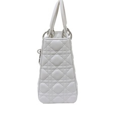 【美品正規品】レディディオール ミディアムサイズ ホワイト シルバー金具の画像