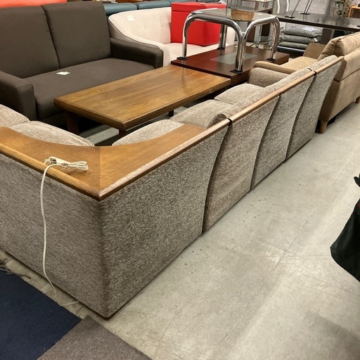 12/25まで店頭商品一部を除き半額クリスマスSALE!!開催中 K2512-043 応接間セット ソファ L字コーナー　 ※バラ売り不可 キズ汚れ有り