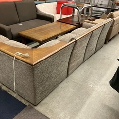 12/25まで店頭商品一部を除き半額クリスマスSALE!!開催中 K2512-043 応接間セット ソファ L字コーナー　 ※バラ売り不可 キズ汚れ有りの画像