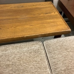 12/25まで店頭商品一部を除き半額クリスマスSALE!!開催中 K2512-043 応接間セット ソファ L字コーナー　 ※バラ売り不可 キズ汚れ有りの画像