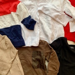 ベビー服 ８０　長袖Tシャツ ロンT カーディガン　まとめ売り 10枚セット 男の子 80-90cmの画像
