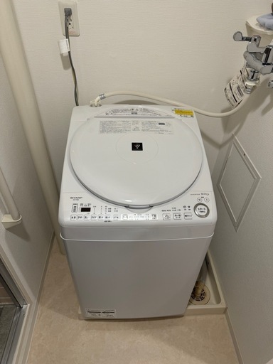 SHARP 縦型洗濯機 8kg ES-TX8G