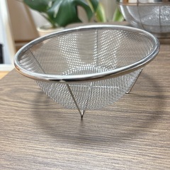 ざる3個セット18-8ステンレス製の画像