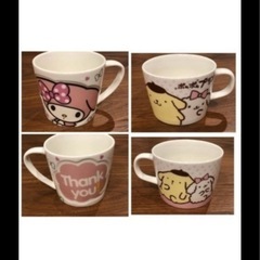 【先約取引き中】可愛いサンリオマグカップ5個セットの画像