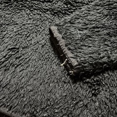 120 UNIQLO White Mountaineering＊ボアプルオーバー ブラック 黒 フリース コラボ の画像
