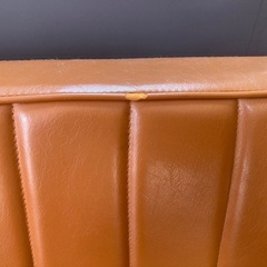 【無料お譲りします】L型ソファセット（ブラウン／合皮）の画像