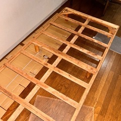 シングルベッド　置き代(フレーム)の画像